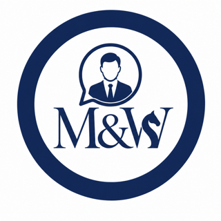 Emblema M&W para solicitar una reunión con un socio